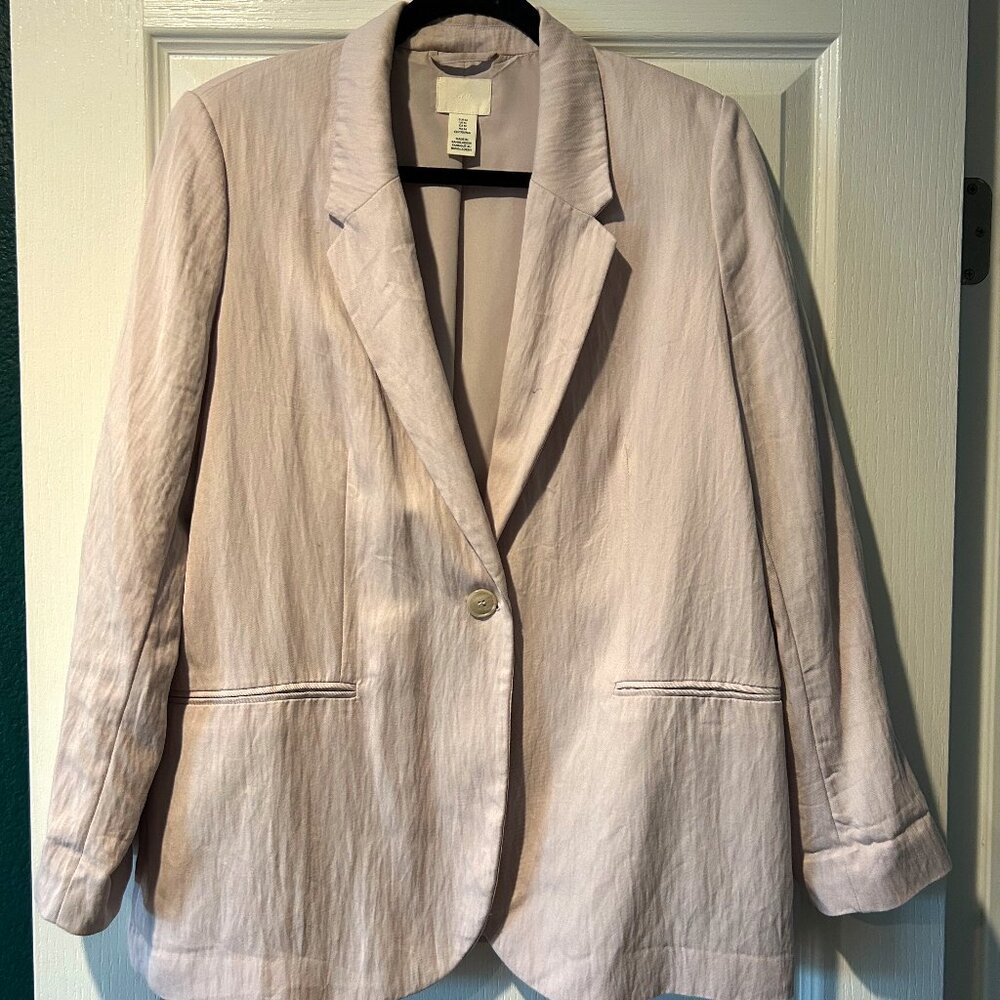 Casual Spring Lavender Blazer